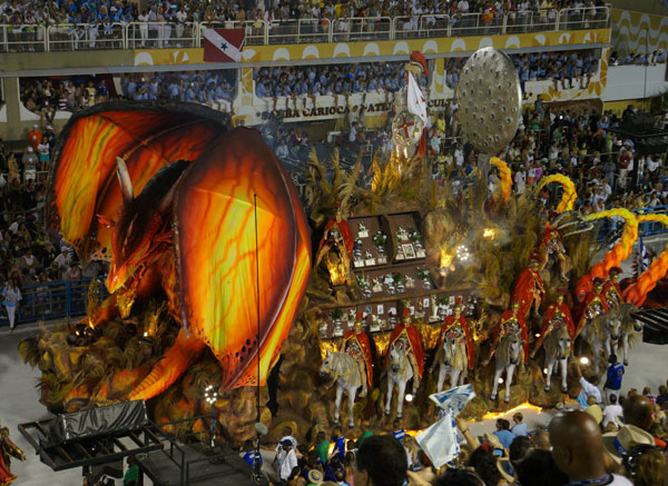 The Carnival of Brazil. The annual Brazilian festival is held